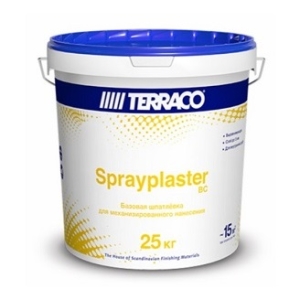Шпаклевка Terraco Sprayplaster BC, 25 кг Шпаклевка Terraco Sprayplaster BC, 25 кг