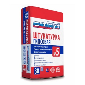Штукатурка гипсовая РусГипс 5, 30 кг Штукатурка гипсовая РусГипс 5, 30 кг