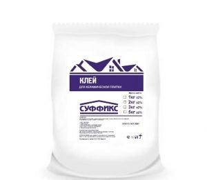 Клей для плитки Суффикс, 3 кг
