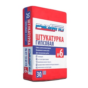 Штукатурка гипсовая РусГипс 6, 30 кг Штукатурка гипсовая РусГипс 6, 30 кг