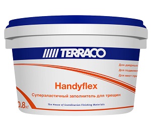 Заполнитель для трещин Terraco Handyflex, 0,8 кг Заполнитель для трещин Terraco Handyflex, 0,8 кг