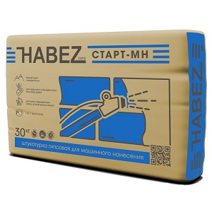 Штукатурка гипсовая Habez Старт-МН, 30 кг Штукатурка гипсовая Habez Старт-МН, 30 кг