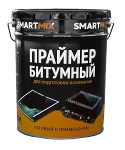 Праймер битумный Smartmix, 3л. Праймер битумный Smartmix, 3л.