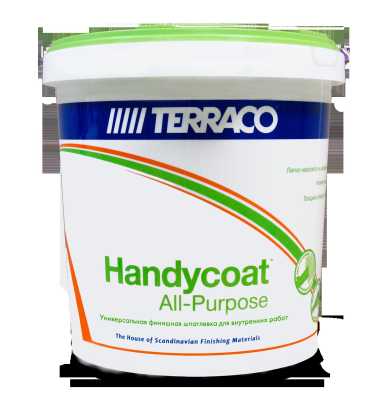 Шпаклевка универсальная Terraco Handycoat All-Purpose, 25 кг Шпаклевка универсальная Terraco Handycoat All-Purpose, 25 кг