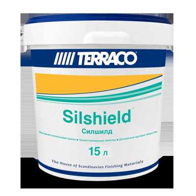 Краска фасадная силиконовая Terraco Silshield Medium под колеровку 15 л Краска фасадная силиконовая Terraco Silshield Medium под колеровку 15 л